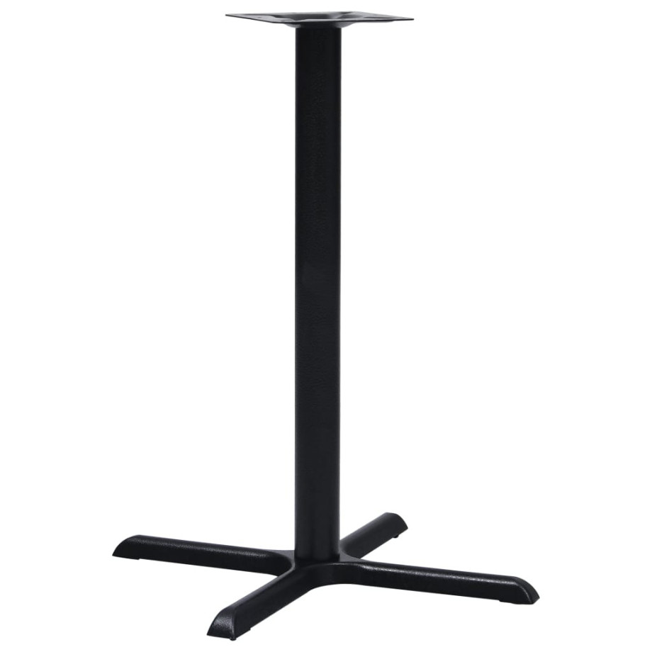 vidaXL Bistrotafelpoot 76x76x107 cm gietijzer zwart vidaXL Bistrotafelpoot 76x76x107 cm gietijzer zwart afbeelding 1