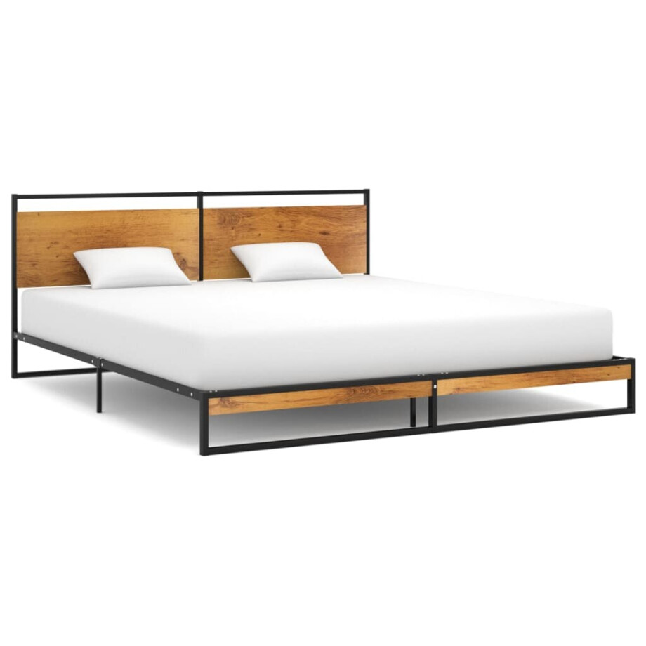 vidaXL Bedframe metaal 180x200 cm afbeelding 1