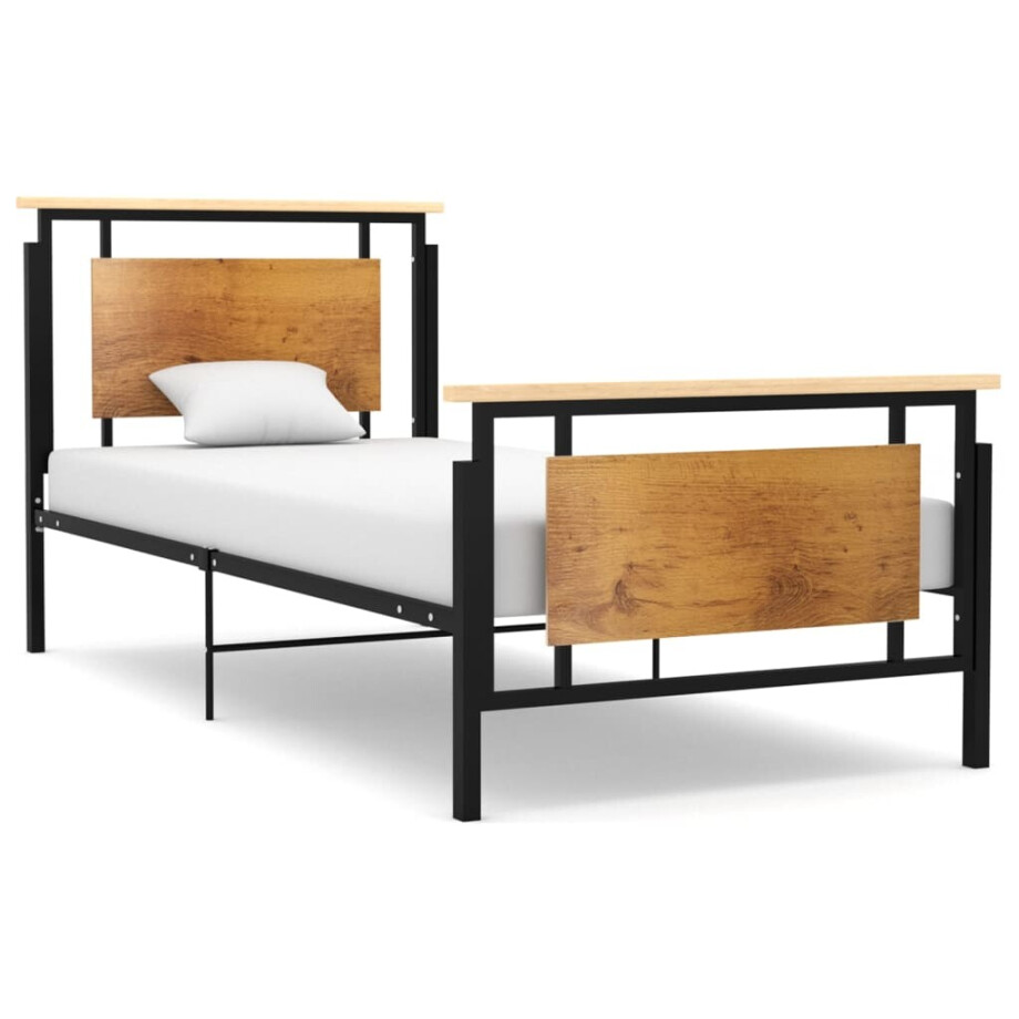 vidaXL Bedframe metaal 100x200 cm afbeelding 1