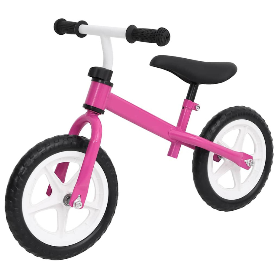 vidaXL Loopfiets met 9,5 inch wielen roze afbeelding 1