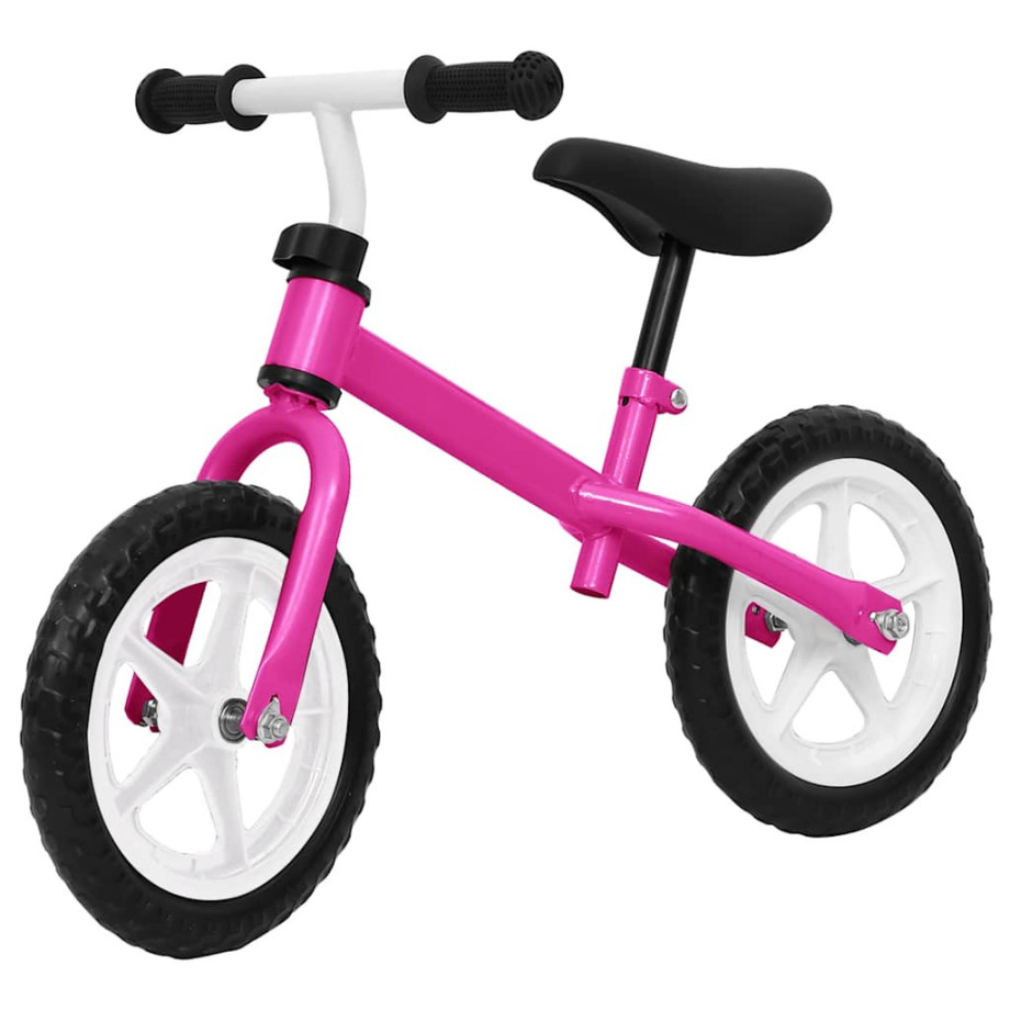 vidaXL Loopfiets met 11 inch wielen roze afbeelding 1