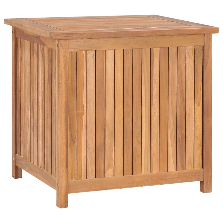 vidaXL Opbergbox 60x50x58 cm massief teakhout afbeelding 1