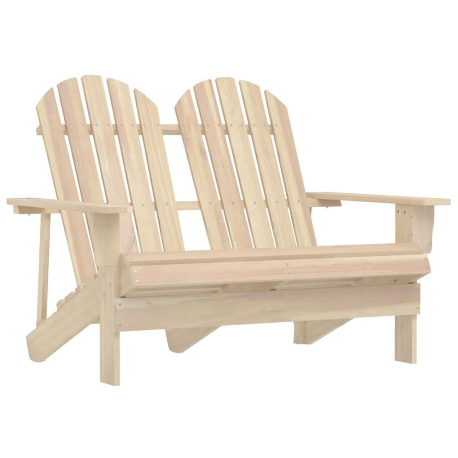 vidaXL Tuinstoel 2-zits Adirondack massief vurenhout afbeelding 1