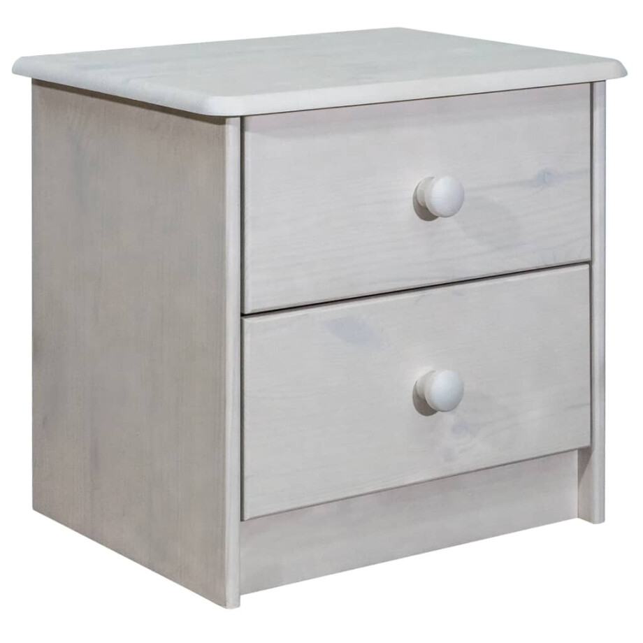 vidaXL Nachtkastje 43x34x40 cm massief grenenhout afbeelding 1