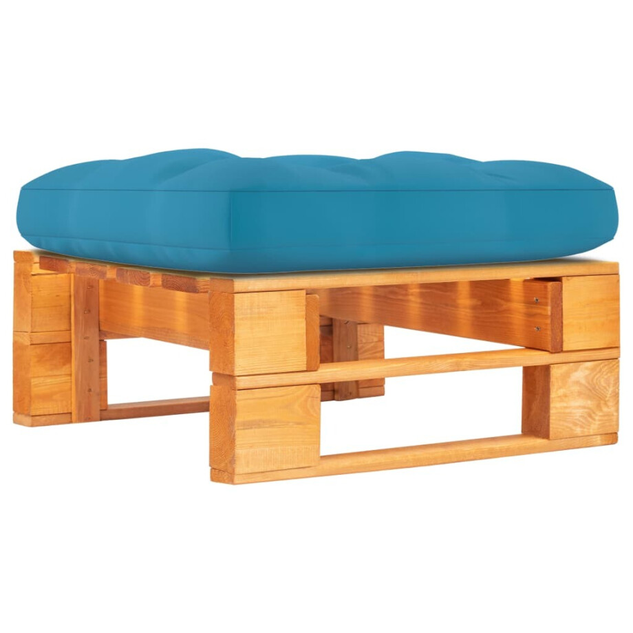vidaXL Tuinhocker pallet honingbruin geïmpregneerd grenenhout vidaXL Tuinhocker pallet honingbruin geïmpregneerd grenenhout afbeelding 1