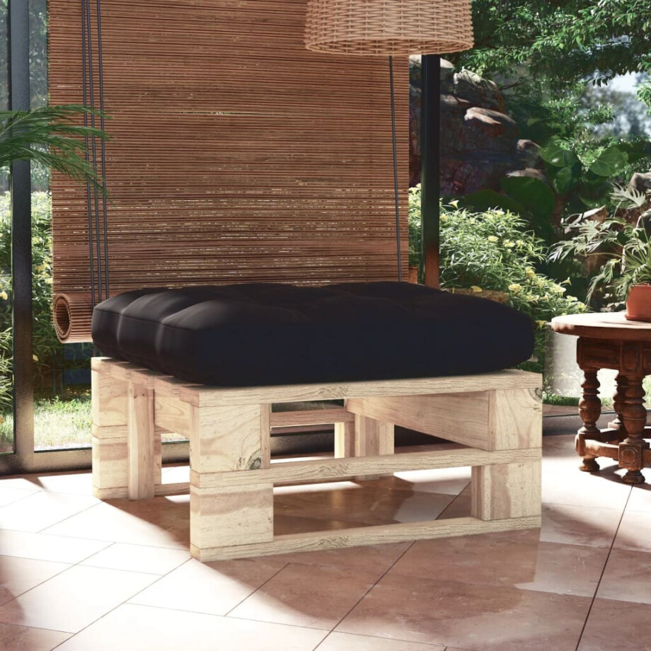 vidaXL Tuinhocker pallet geïmpregneerd grenenhout afbeelding 1