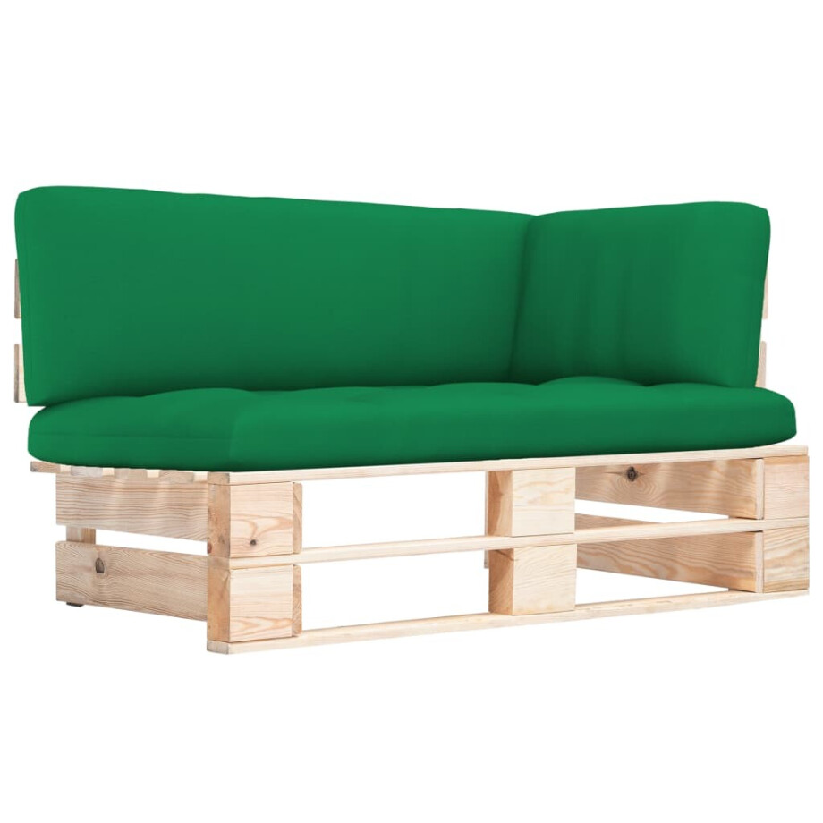 vidaXL Tuinhoekbank pallet geïmpregneerd grenenhout vidaXL Tuinhoekbank pallet geïmpregneerd grenenhout afbeelding 1