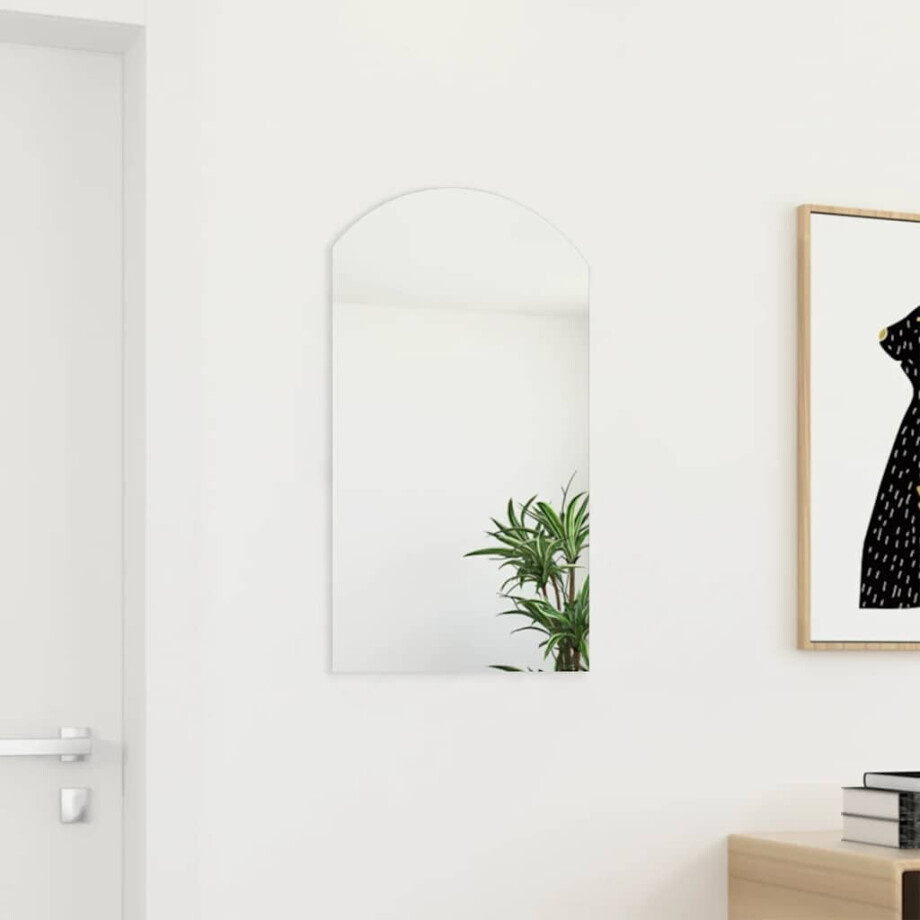 vidaXL Spiegel 70x40 cm glas afbeelding 1