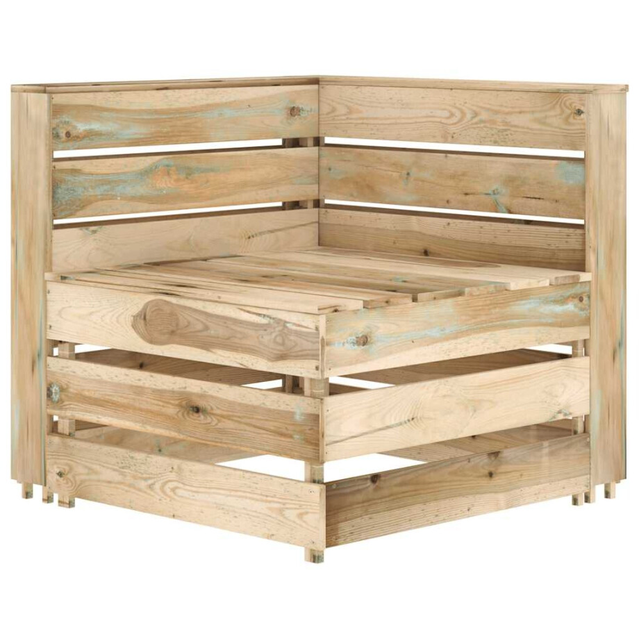vidaXL Tuinhoekbank pallet geïmpregneerd grenenhout afbeelding 1