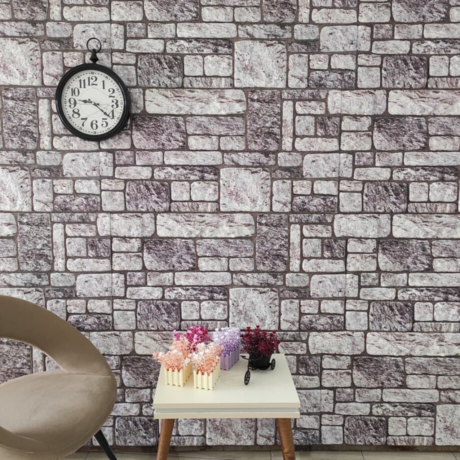 vidaXL 10 st Wandpanelen 3D lichtgrijze baksteen EPS afbeelding 1