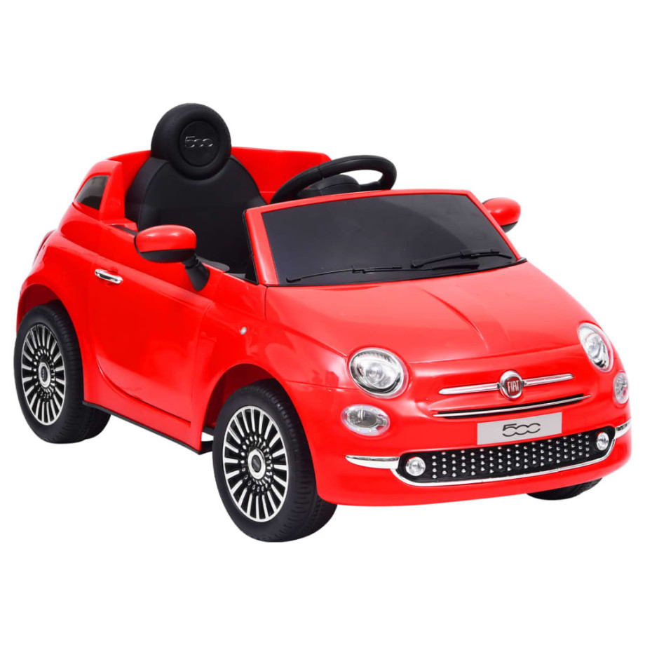 vidaXL Kinderauto Fiat 500 elektrisch rood afbeelding 1