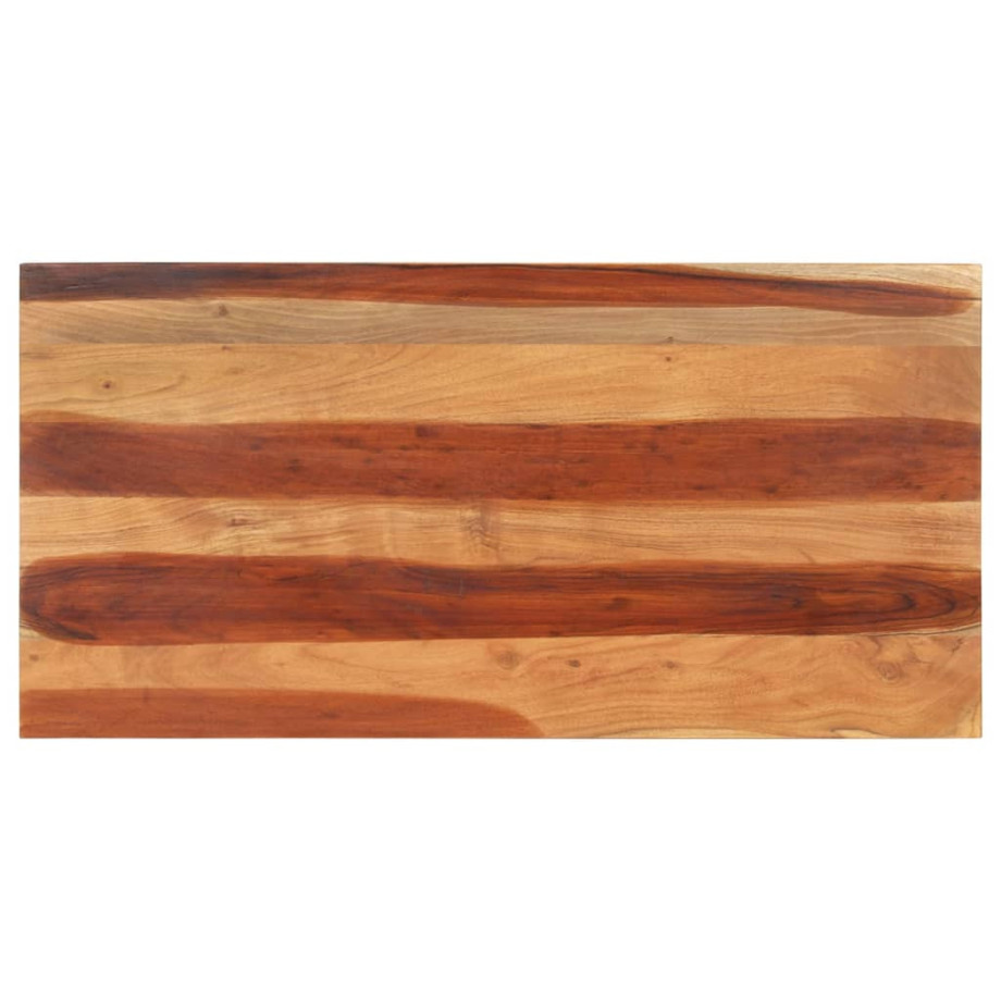 vidaXL Tafelblad 120x60x(2,5-2,7) cm massief acaciahout afbeelding 1