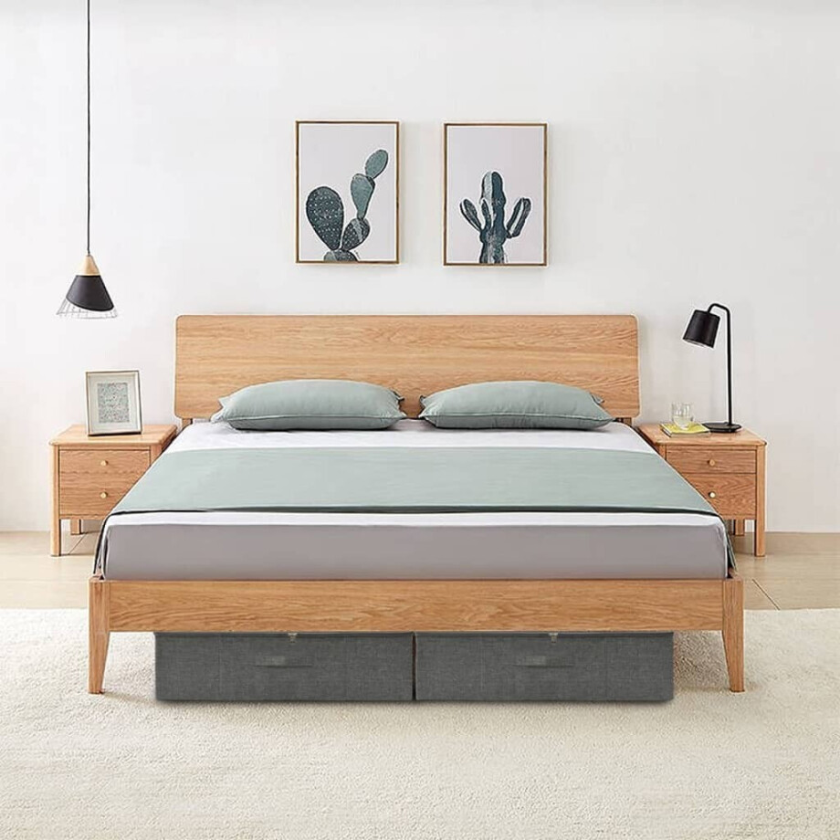 vidaXL Opbergbox 70x40x18 cm stof antracietkleurig vidaXL Opbergbox 70x40x18 cm stof antracietkleurig afbeelding 1