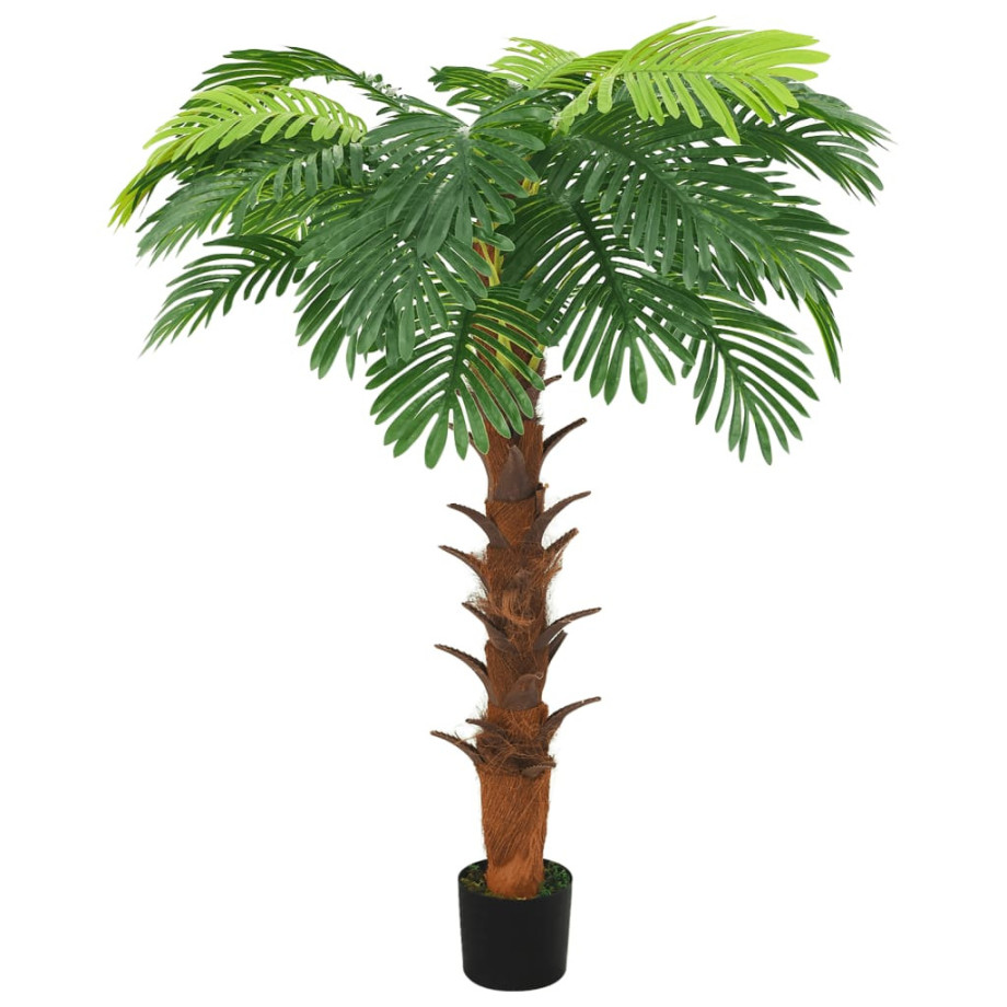 vidaXL Kunstplant met pot cycaspalm 160 cm groen afbeelding 1