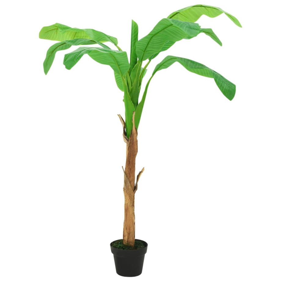 vidaXL Kunstboom met pot banaan 180 cm groen afbeelding 1