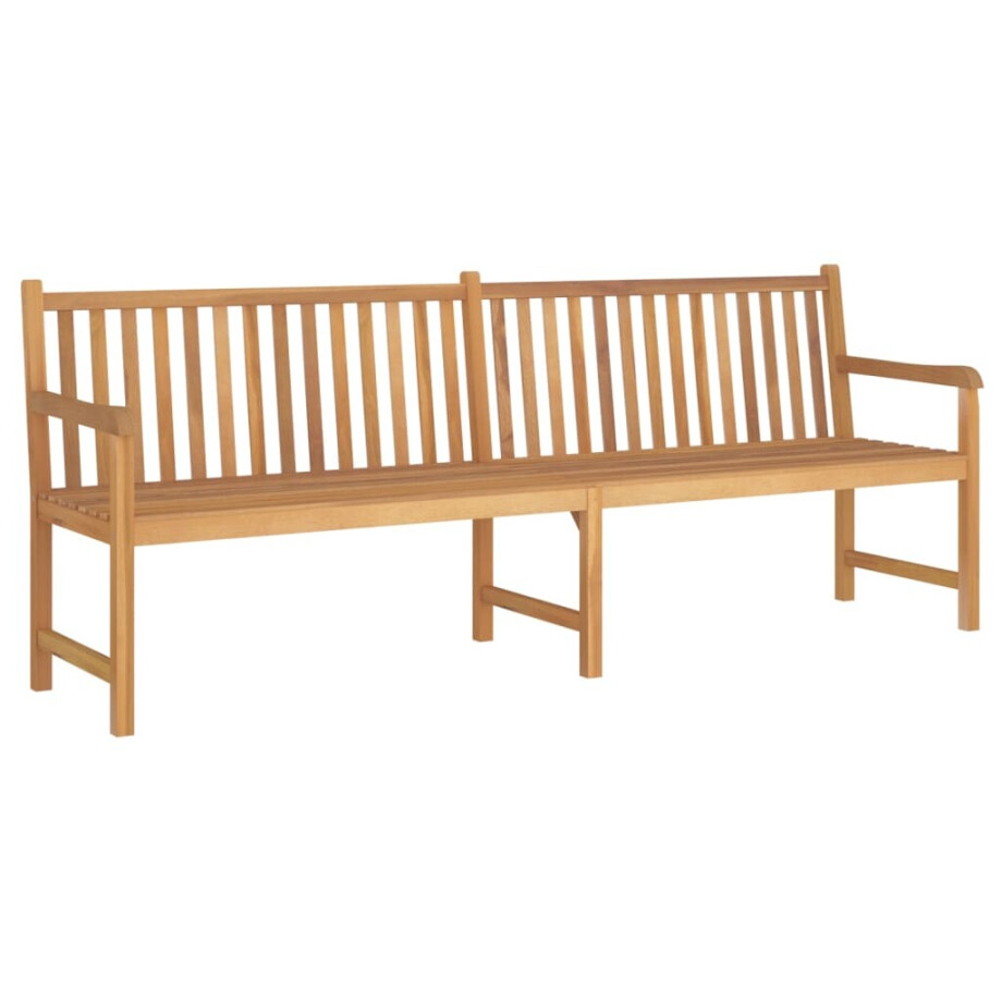 vidaXL Tuinbank 228 cm massief teakhout afbeelding 1