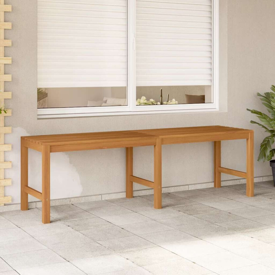 vidaXL Tuinbank 150 cm massief teakhout afbeelding 1