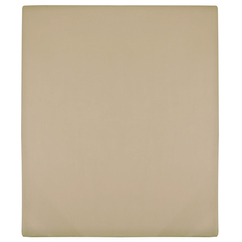 vidaXL Hoeslakens jersey 2 st 90x200 cm katoen taupe afbeelding 1