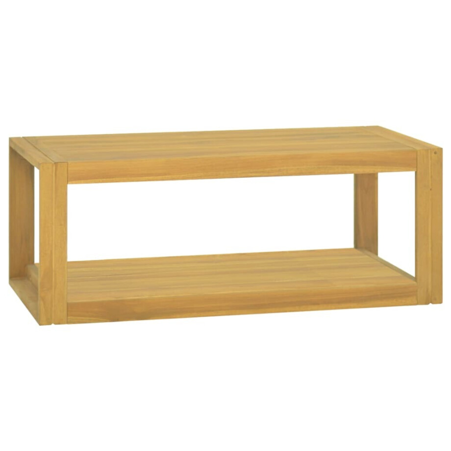 vidaXL Badkamerwandkast 90x45x35 cm massief teakhout vidaXL Badkamerwandkast 90x45x35 cm massief teakhout afbeelding 1