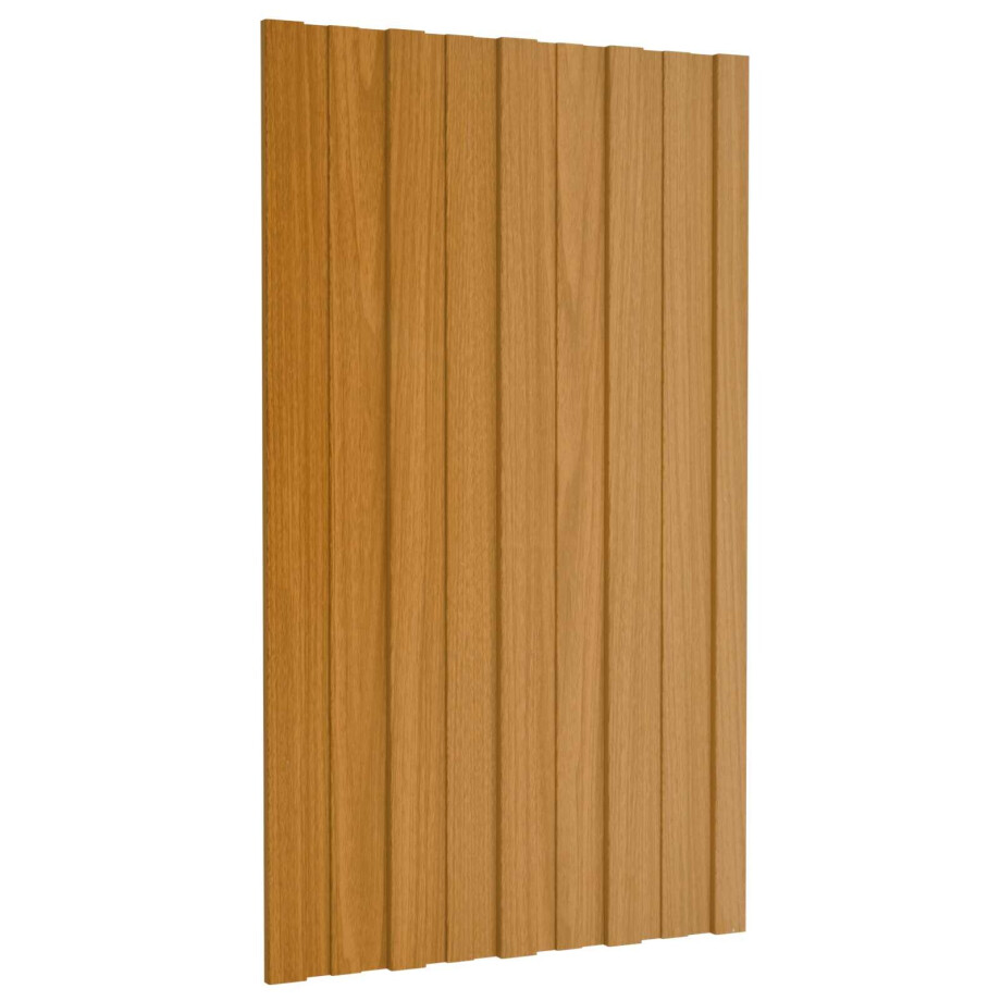 vidaXL Dakpaneel 36 pcs Naturel 80 x 45 cm Gegalvaniseerd staal afbeelding 1
