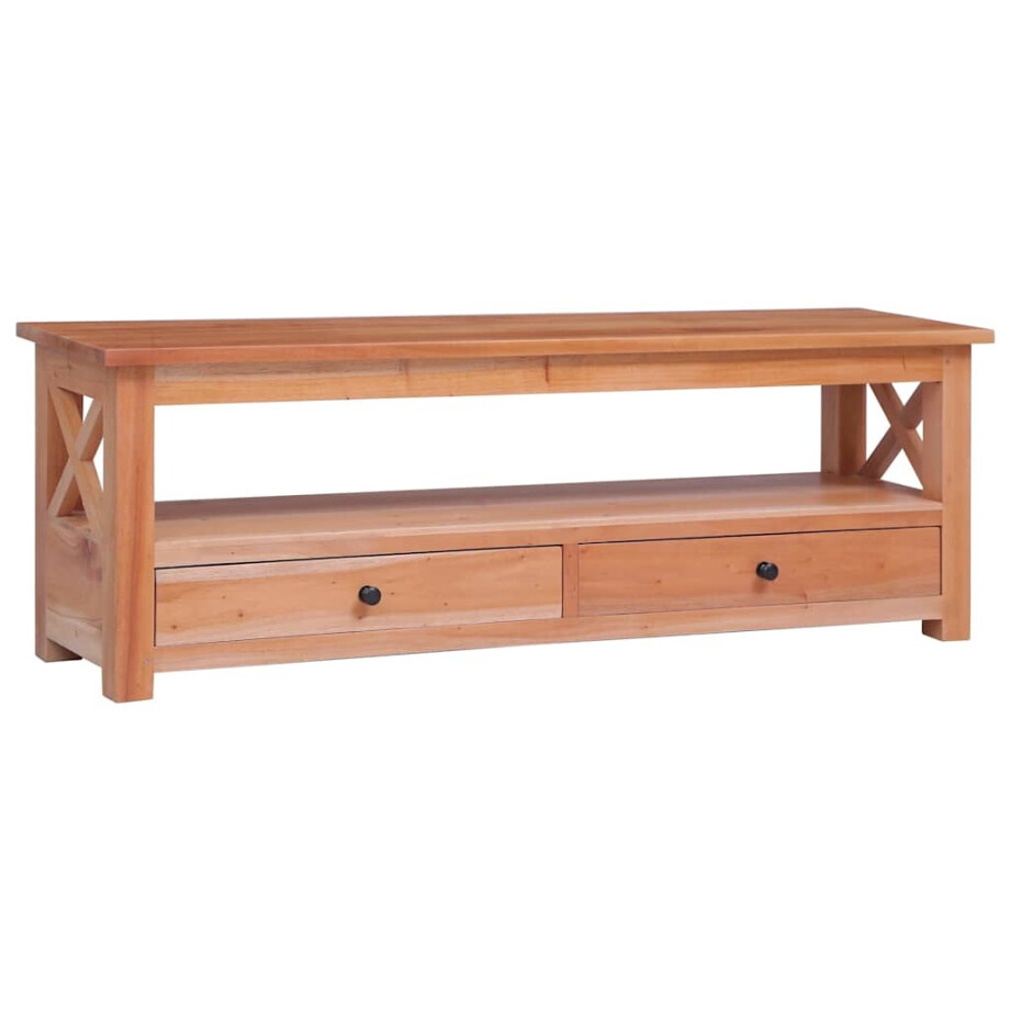 vidaXL Tv-meubel 115x30x40 cm massief mahoniehout vidaXL Tv-meubel 115x30x40 cm massief mahoniehout afbeelding 1