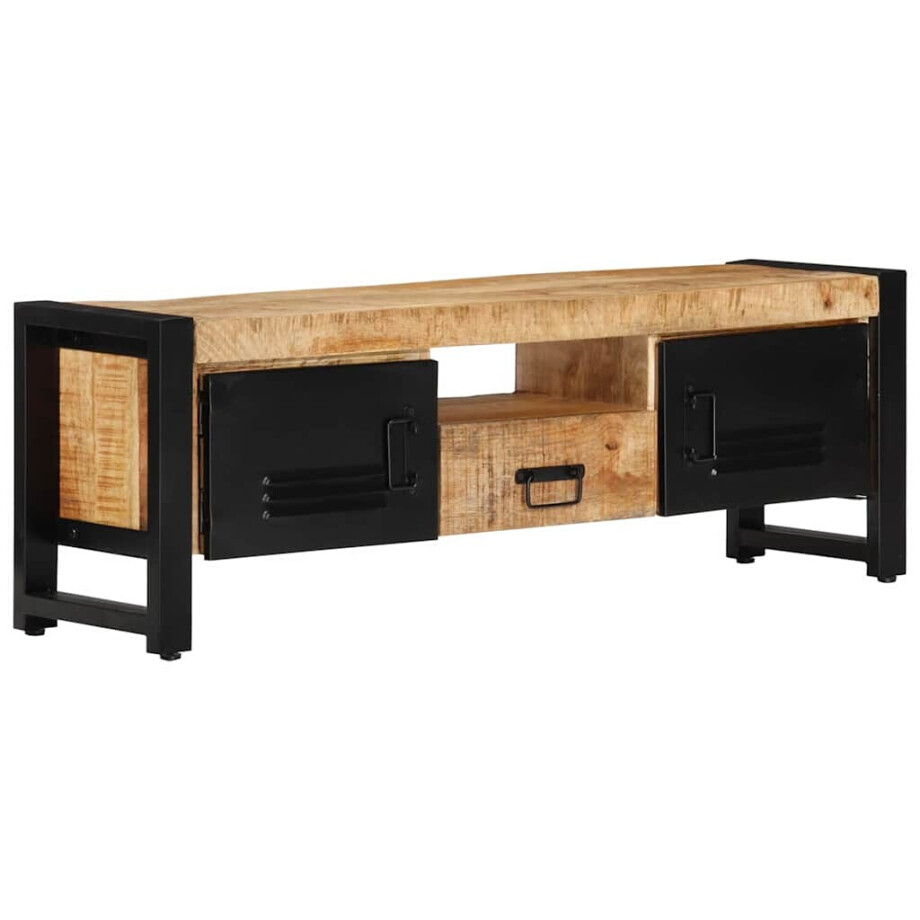 vidaXL Tv-meubel 120x30x40 cm massief mangohout afbeelding 1