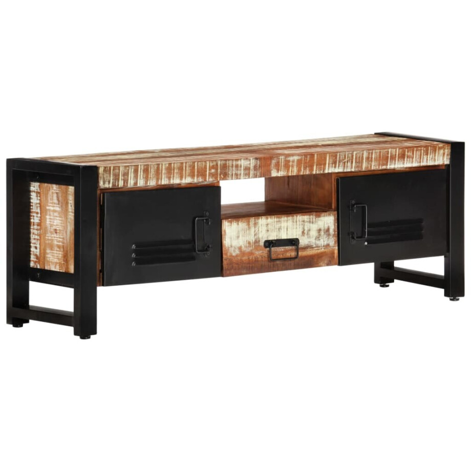 vidaXL Tv-meubel 120x30x40 cm massief gerecycled hout vidaXL Tv-meubel 120x30x40 cm massief gerecycled hout afbeelding 1