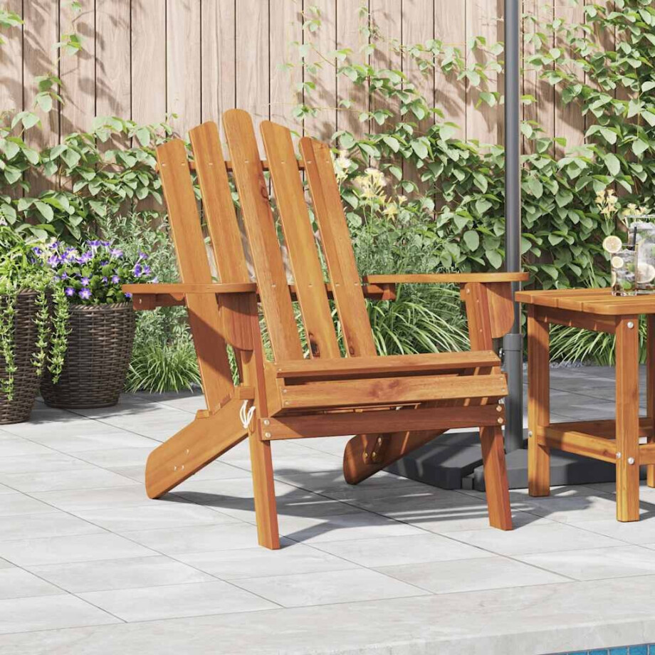vidaXL Tuinstoel Adirondack massief acaciahout afbeelding 1