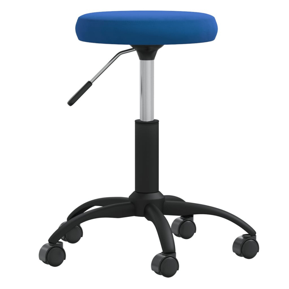 vidaXL Massagekruk fluweel blauw afbeelding 1