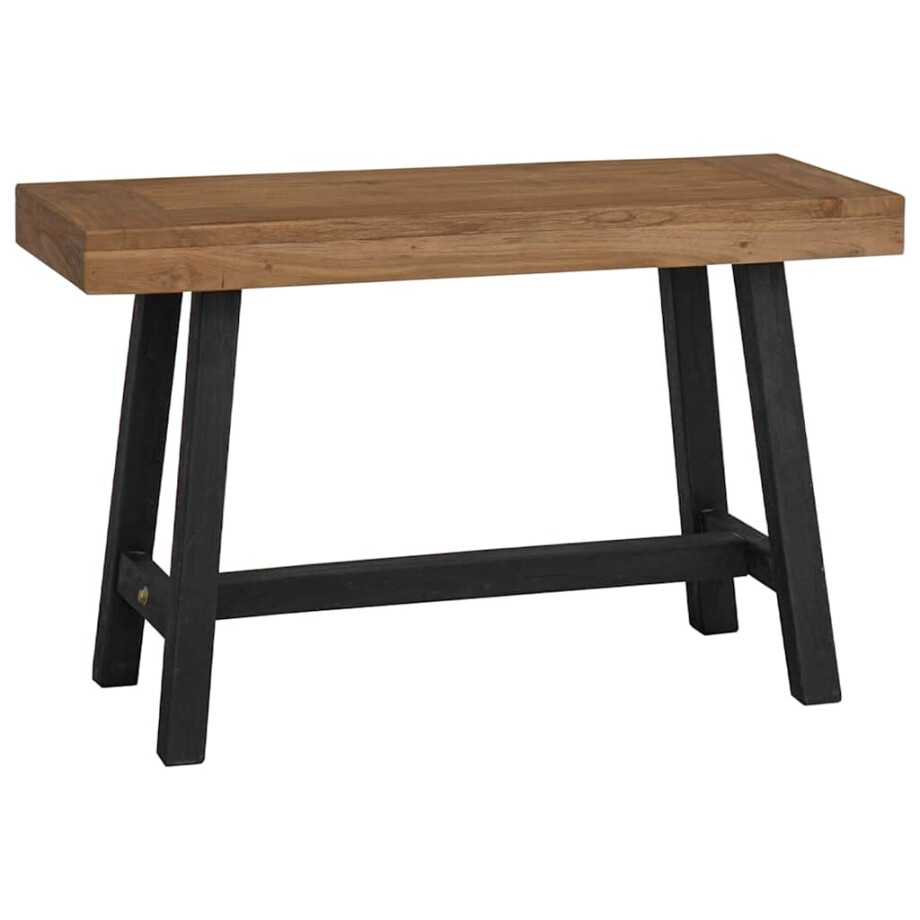 vidaXL Bankje 80 cm massief teakhout vidaXL Bankje 80 cm massief teakhout afbeelding 1
