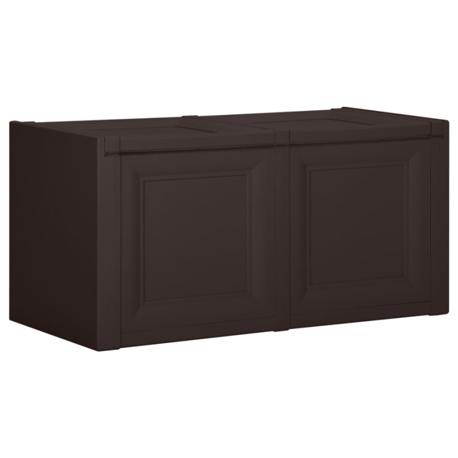 vidaXL Kussenbox 85 L 86x40x42 cm bruin afbeelding 1