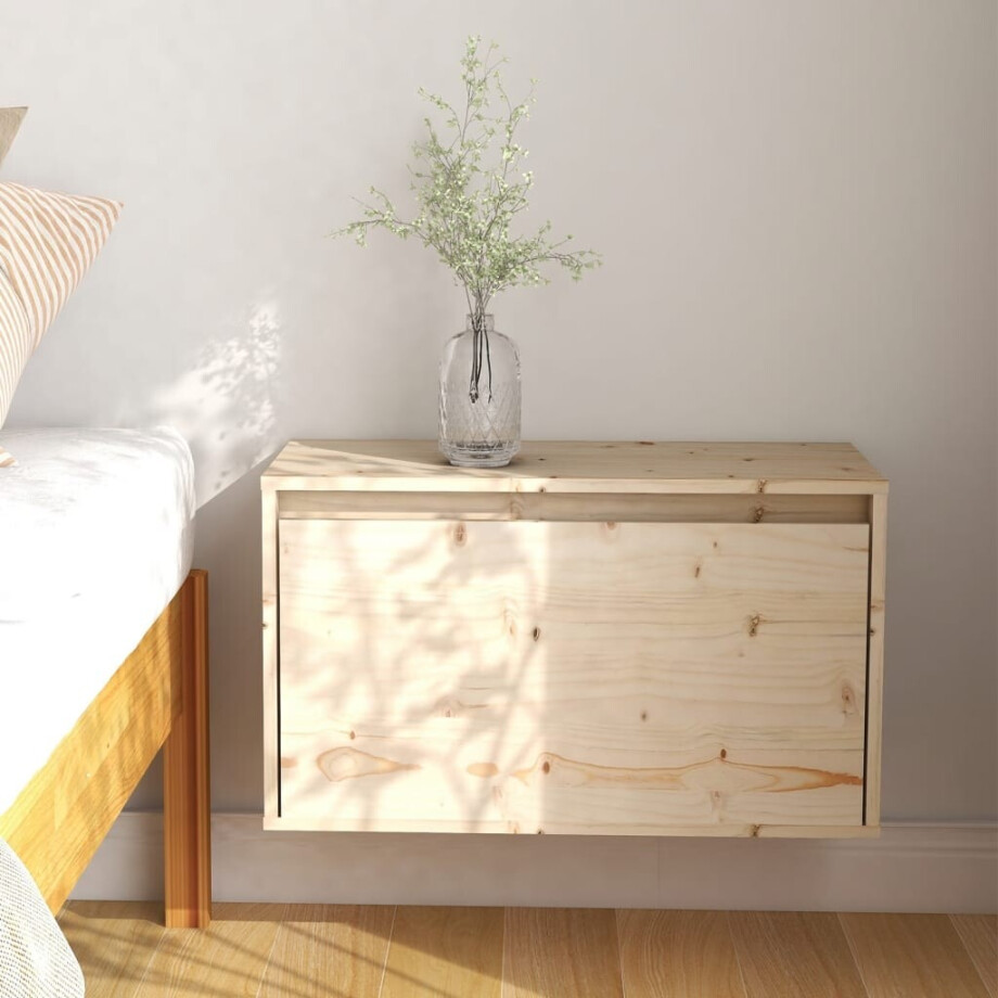 vidaXL Wandkast 60x30x35 cm massief grenenhout vidaXL Wandkast 60x30x35 cm massief grenenhout afbeelding 1