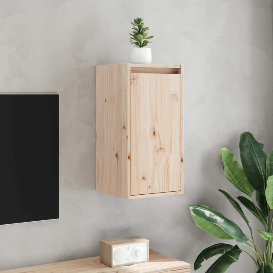 vidaXL Wandkast 30x30x60 cm massief grenenhout afbeelding 1