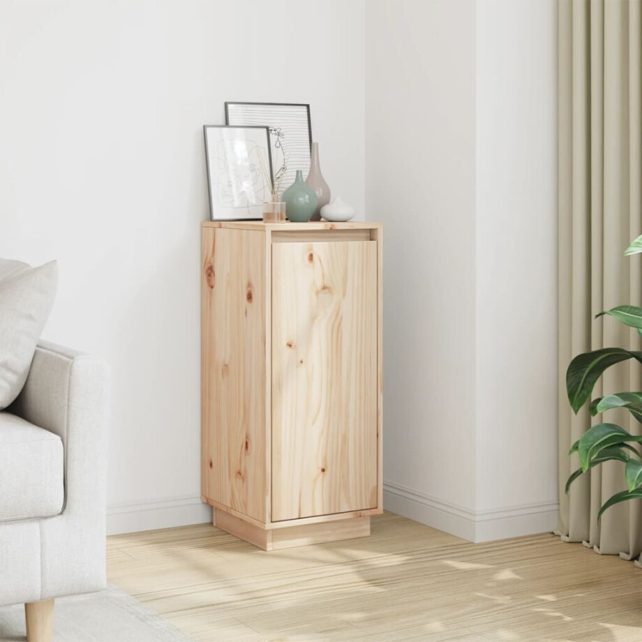 vidaXL Dressoir 31,5x34x75 cm massief grenenhout vidaXL Dressoir 31,5x34x75 cm massief grenenhout afbeelding 1