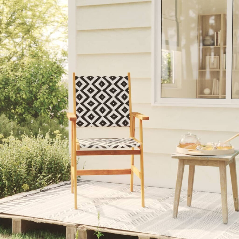 vidaXL Tuinstoelen 4 stuks massief acaciahout vidaXL Tuinstoelen 4 stuks massief acaciahout afbeelding 1