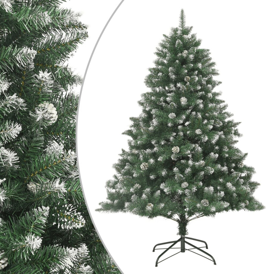 vidaXL Kunstkerstboom met standaard 210 cm PVC vidaXL Kunstkerstboom met standaard 210 cm PVC afbeelding 1