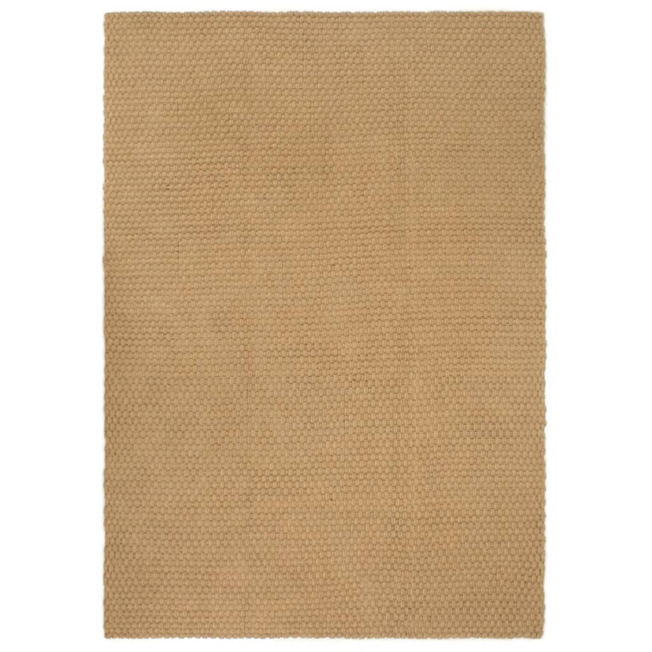 vidaXL Vloerkleed rechthoekig 160x230 cm jute naturel afbeelding 1