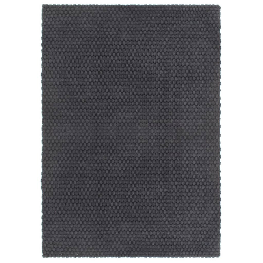 vidaXL Vloerkleed rechthoekig 160x230 cm jute antracietkleurig vidaXL Vloerkleed rechthoekig 160x230 cm jute antracietkleurig afbeelding 1