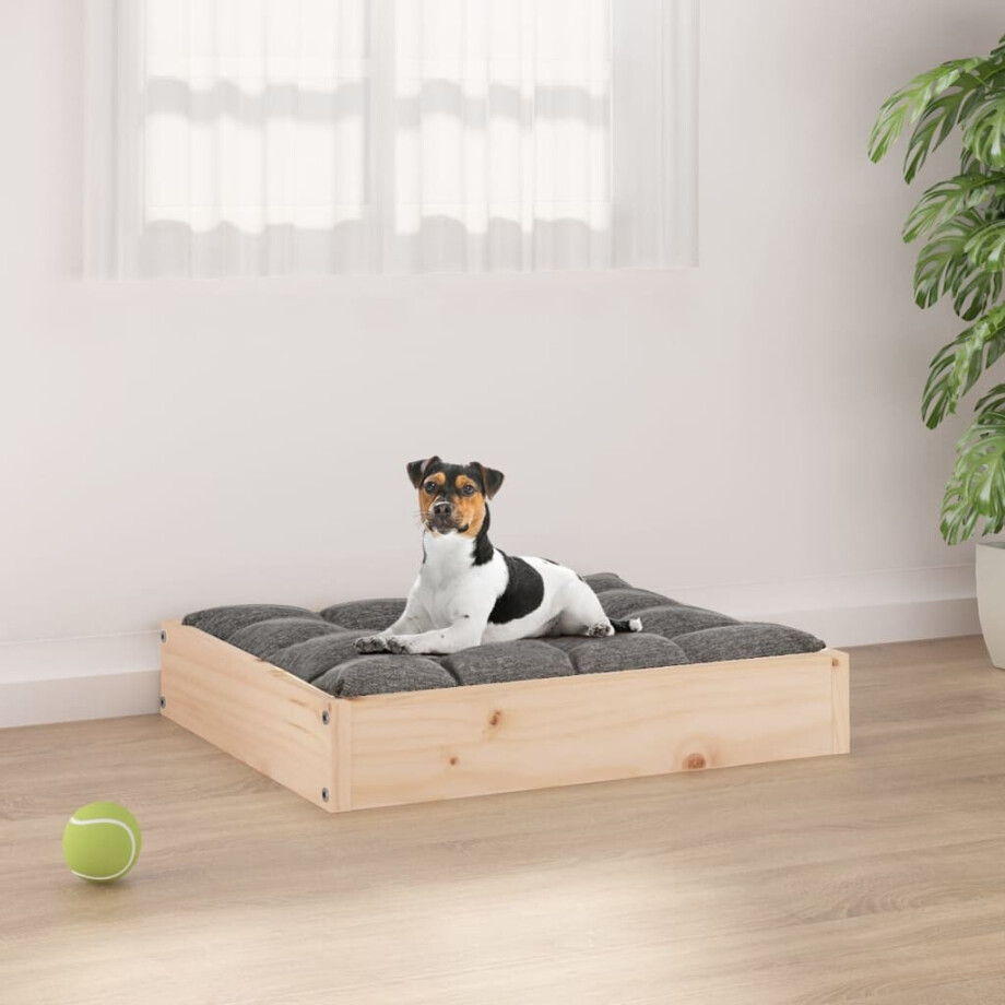 vidaXL Hondenmand 51,5x44x9 cm massief grenenhout vidaXL Hondenmand 51,5x44x9 cm massief grenenhout afbeelding 1