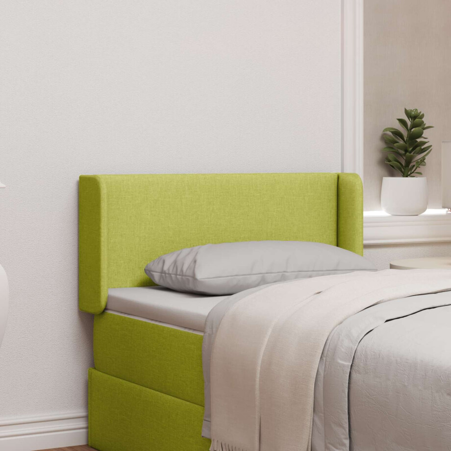 vidaXL Hoofdbord oor Groen 40,5 x 40,5 x 4 cm Stof afbeelding 1