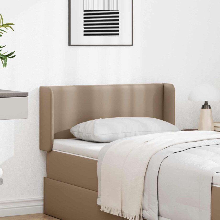 vidaXL Hoofdbord oor Bruin 40,5 x 40,5 x 4 cm PVC afbeelding 1