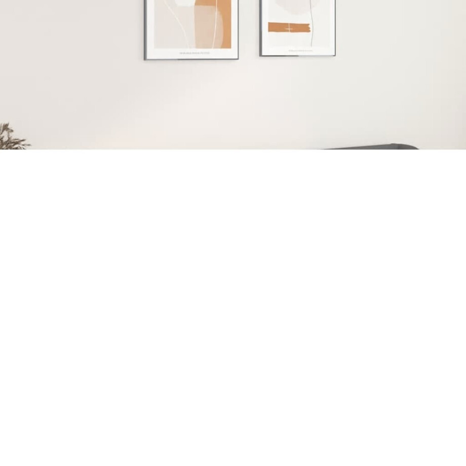 vidaXL Hoofdbord met randen 203x23x78/88 cm kunstleer grijs afbeelding 1