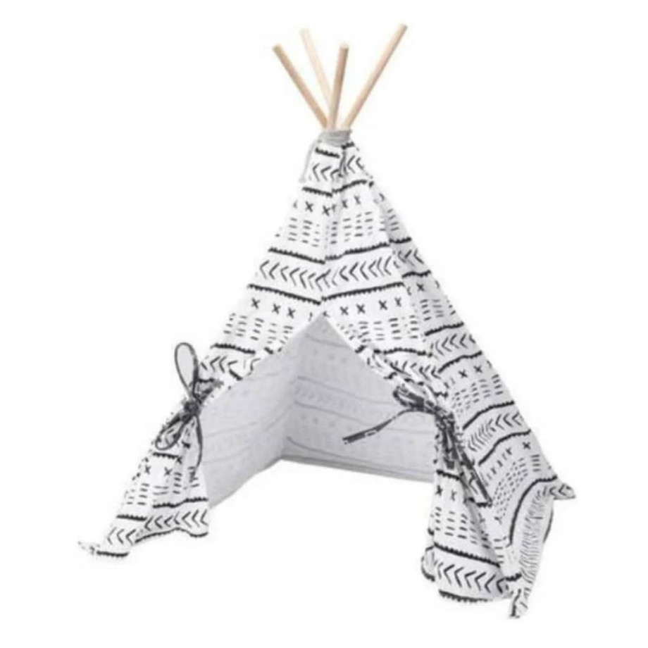 Pets Collection Dierentent Tipi 56x56x74 cm canvas afbeelding 1