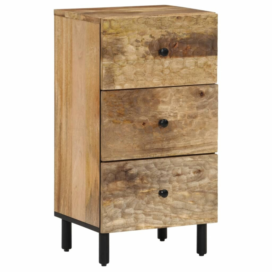 vidaXL Bijzetkast 40x33x75 cm massief mangohout vidaXL Bijzetkast 40x33x75 cm massief mangohout afbeelding 1