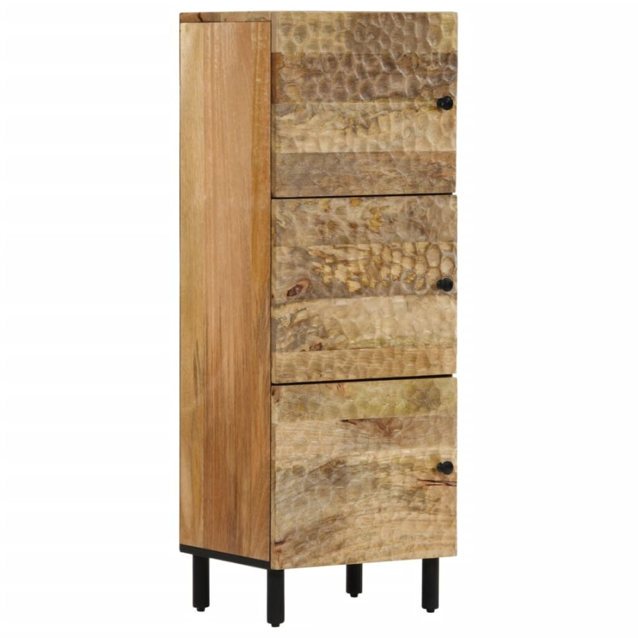 vidaXL Hoge kast 40x33x110 cm massief mangohout afbeelding 1