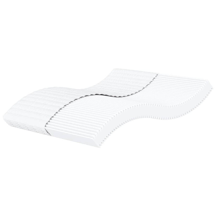 vidaXL Schuimmatras hardheid H2 H3 160x200 cm wit vidaXL Schuimmatras hardheid H2 H3 160x200 cm wit afbeelding 1