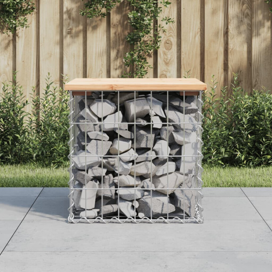 vidaXL Tuinbank schanskorfontwerp 43x44x42 cm massief grenenhout afbeelding 1