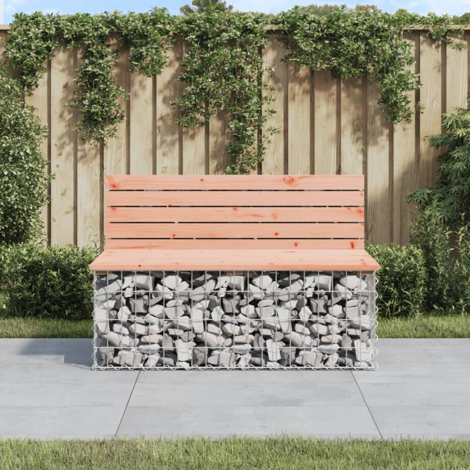 vidaXL Tuinbank schanskorfontwerp 103x70x65 cm massief douglashout afbeelding 1