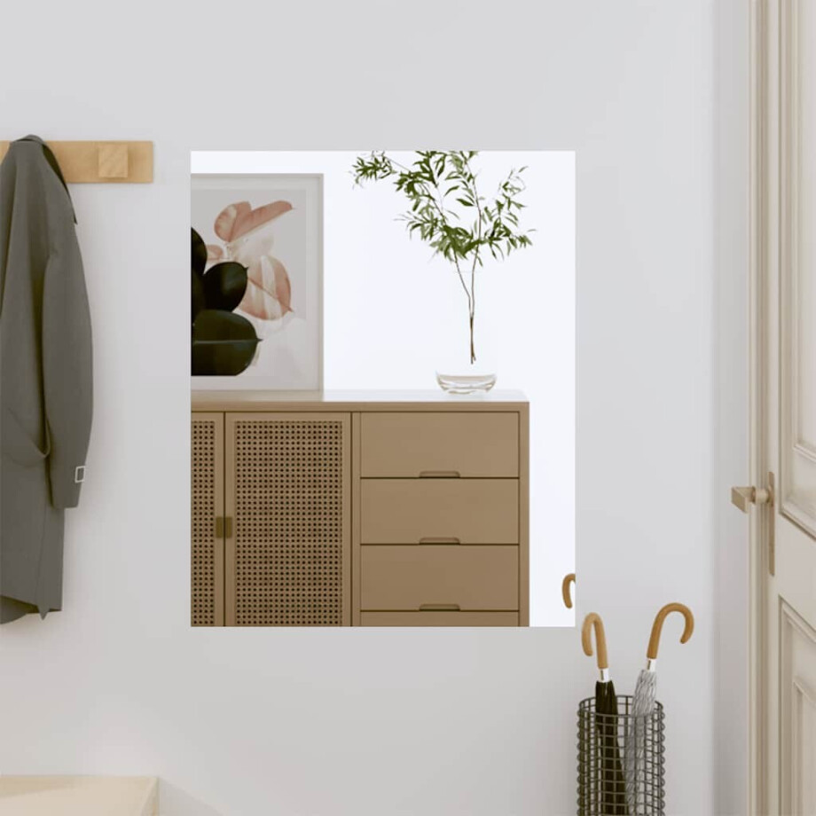 vidaXL Wandspiegel 50x60 cm rechthoekig glas vidaXL Wandspiegel 50x60 cm rechthoekig glas afbeelding 1