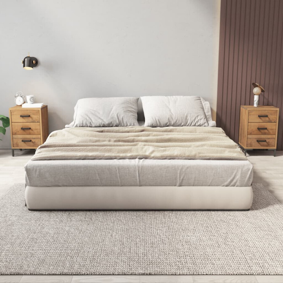 vidaXL Nachtkastjes 2 st 40x30x55 cm massief grenenhout afbeelding 1